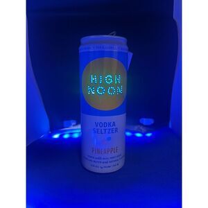 High Noon Seltzer Collective Lamp Can Green Lights